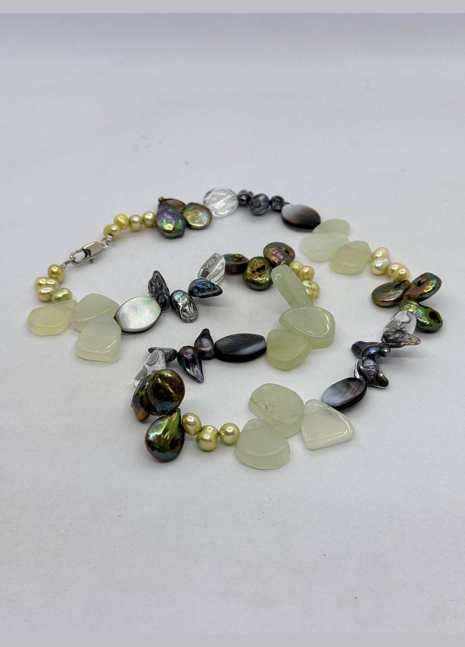 Бусы комбинированные 54 см No Brand (329998331)