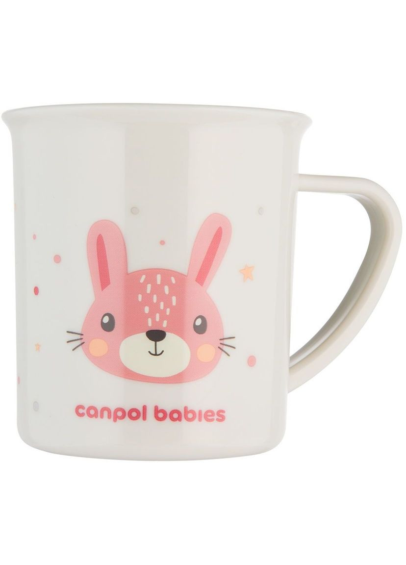 Кружка Cute Animals, 170 мл, рожева () Canpol Babies 4/413_pin2 (328395339)