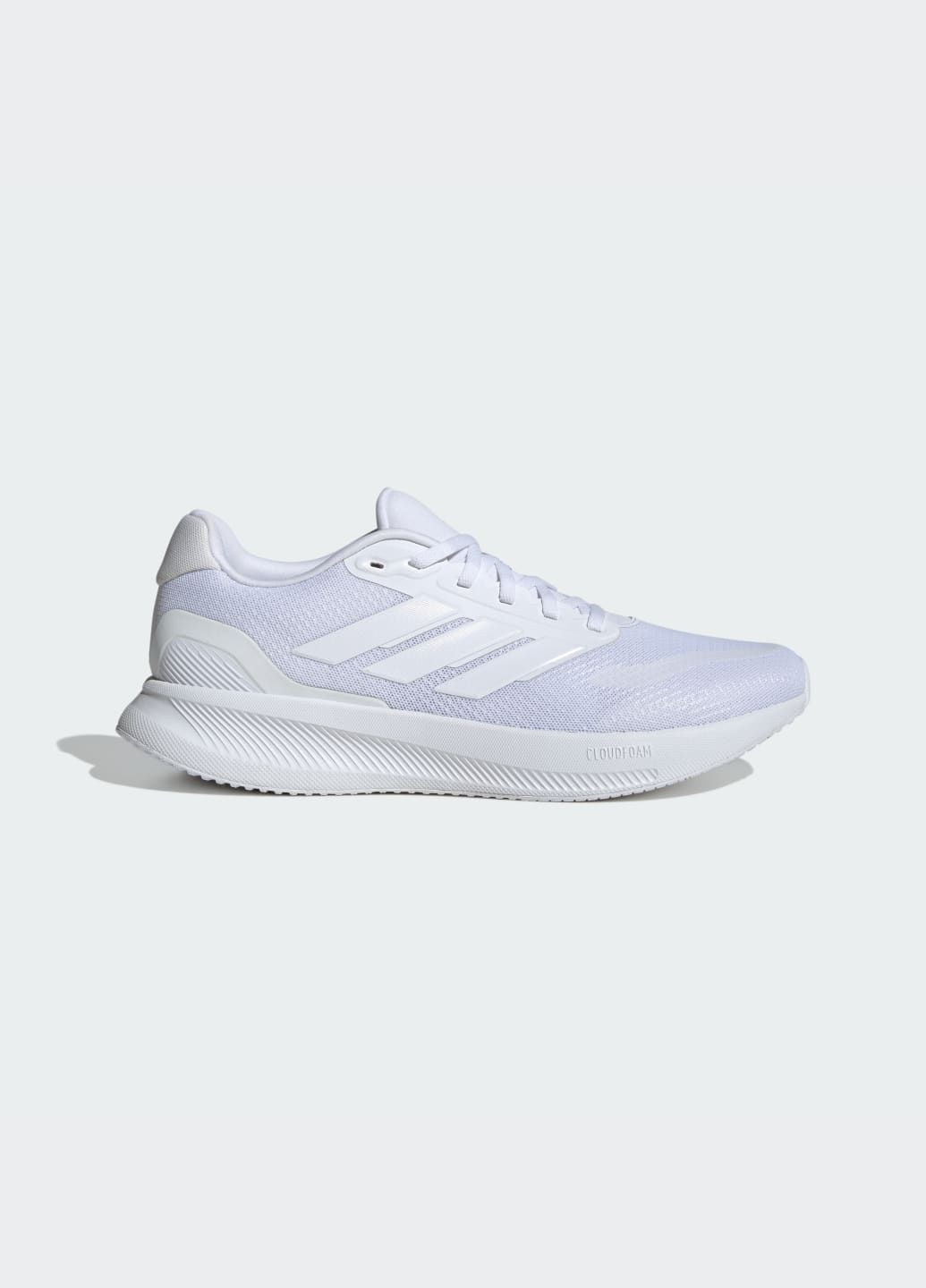 Белые летние кроссовки для бега runfalcon adidas