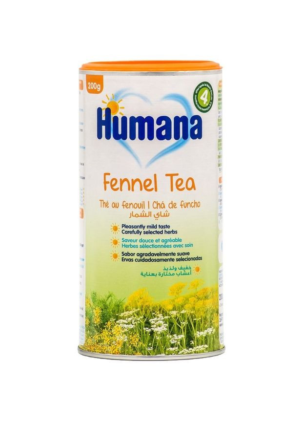 Детский гранулированный чай с фенхелем и тмином, 200 г Humana PAMP164 (328261344)