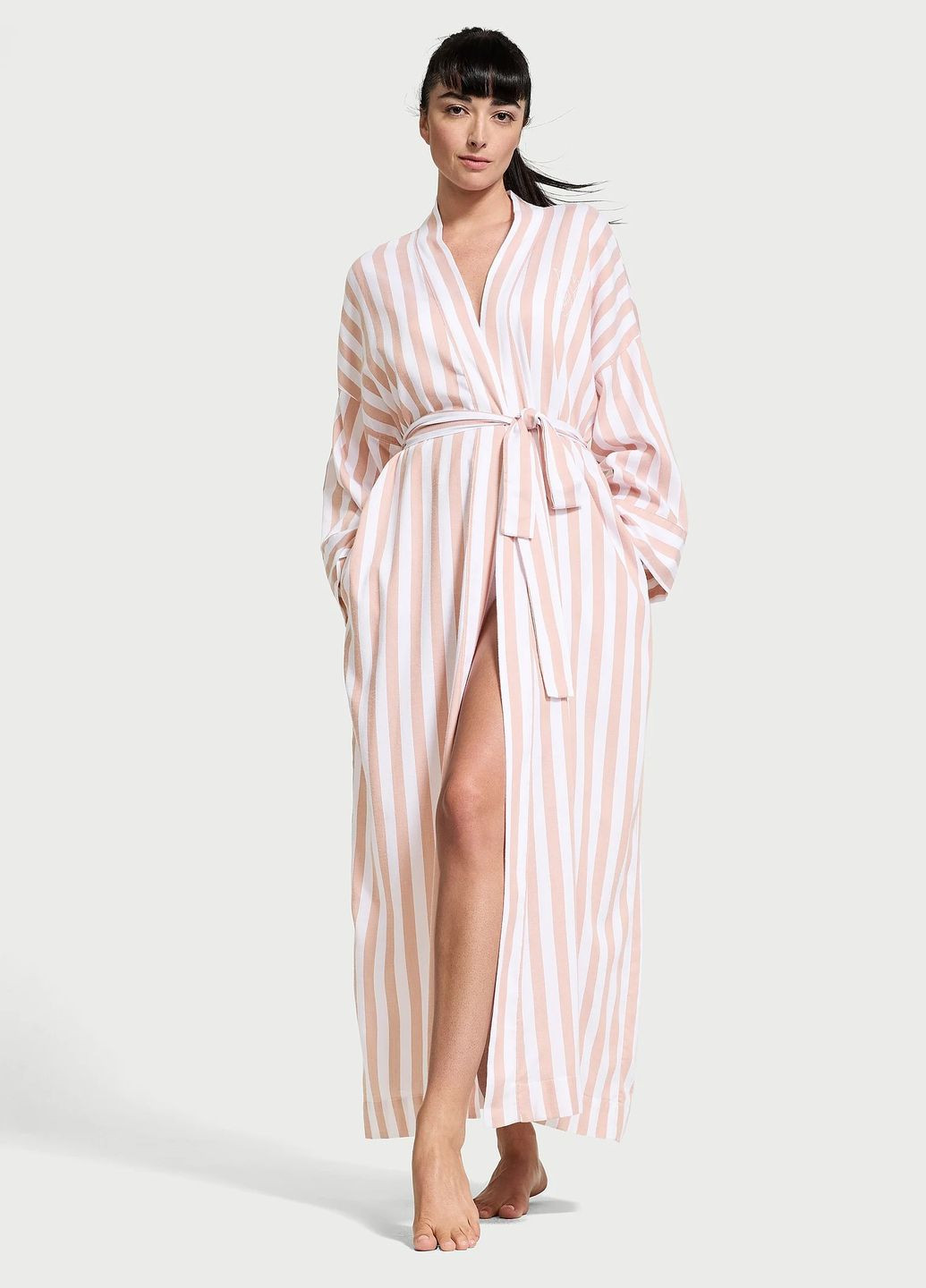 Модал-котоновый длинный халат Victoria's Secret Modal-Cotton Long Robe (329144538)