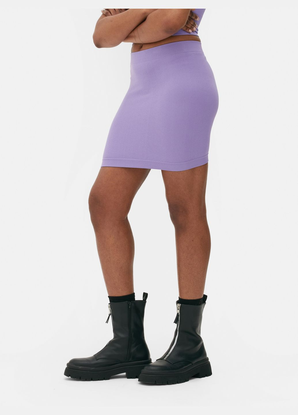 Сиреневая юбка демисезон,сиреневый, Primark