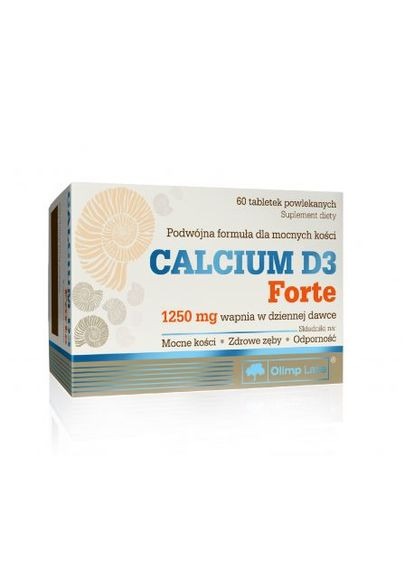 Витамины и минералы Calcium D3 Forte, 60 таблеток Olimp (322238252)