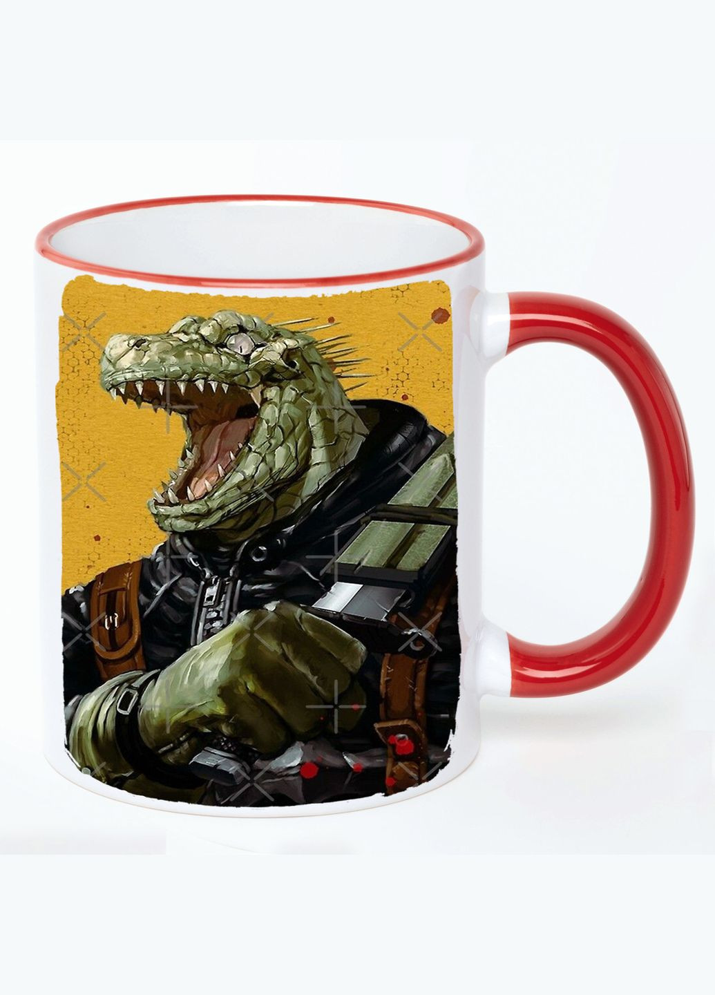 Чашка Дорохедоро Аниме #007 (кружка, кружка) Белая с Красной ручкой 330 мл No Brand (322713472)