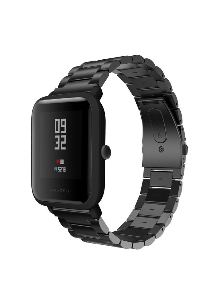 Металлический ремешок для часов Xiaomi Amazfit Bip / Amazfit Bip GTS / Amazfit Bip Lite Black Primo (266914522)
