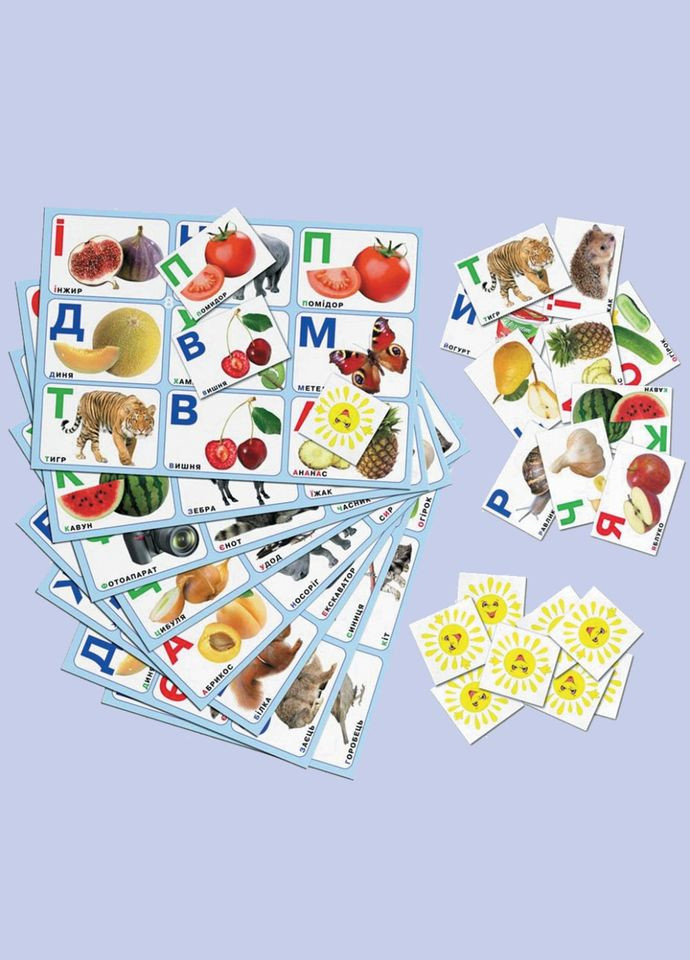 Настільна гра лото "АБЕТКА" 83002 вивчаємо український алфавіт Энергия Плюс (308370438)