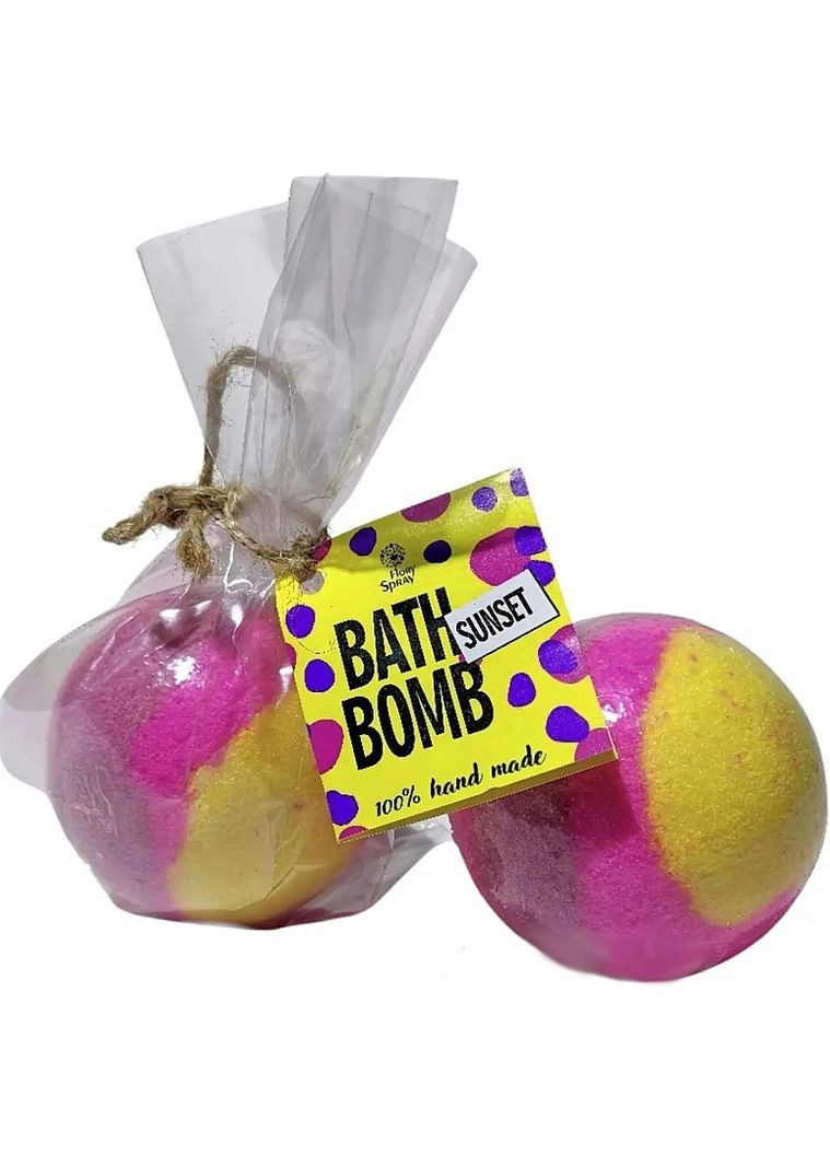 Бурхлива кулька для ванни "Sunset" - Флорі спрей 110g (1353600-22228838) Флорі Спрей (369124729)