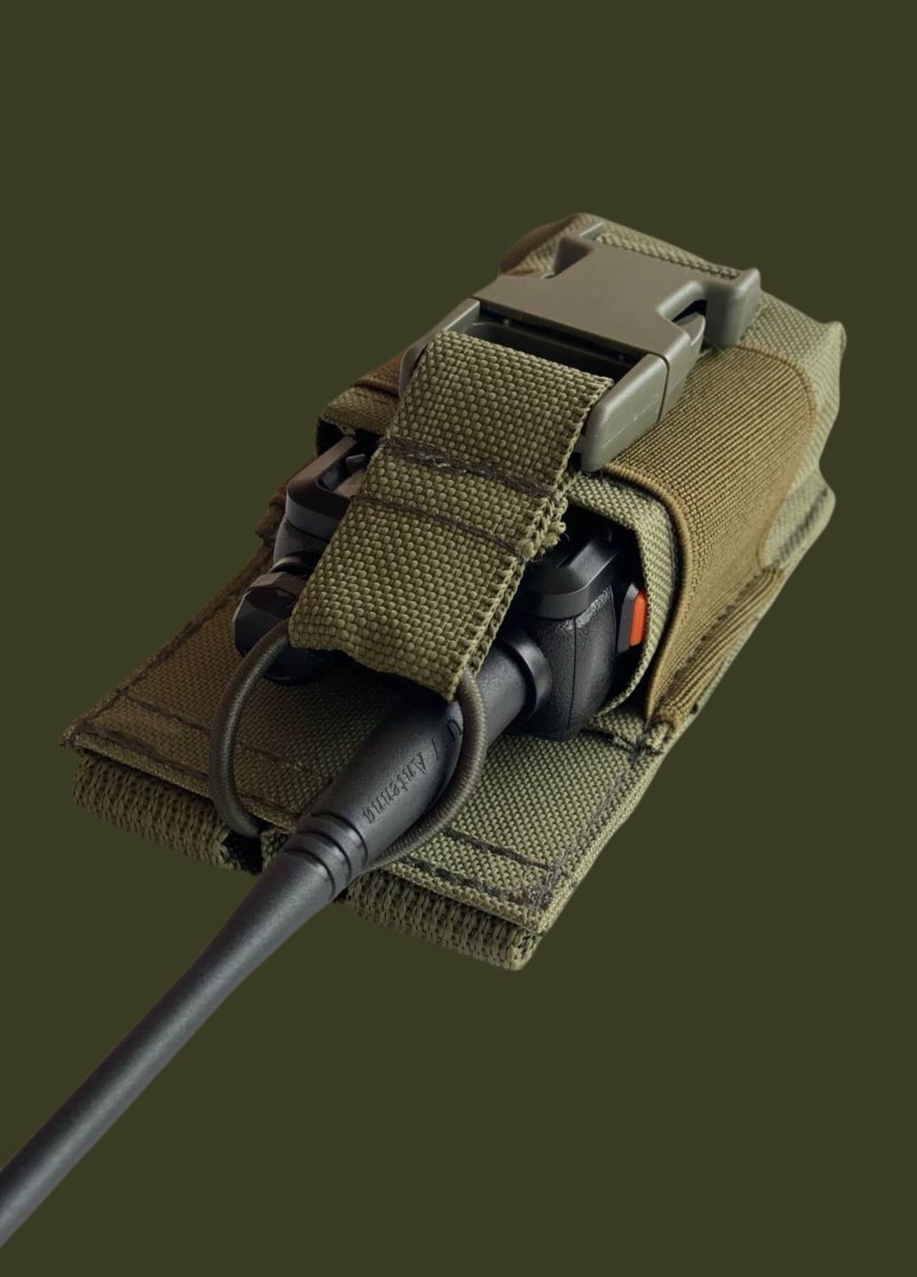 Підсумок для рації універсальний олива чохол Motorola Kenwood TYT Baofeng Get’Man PDSMK-RC-MRNN9KT-TP1-OLV (316089574)