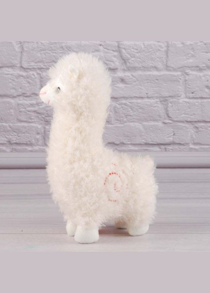 Альпака 65 см. М'яка плюшева іграшка Альпака 65 см, Лама подушка обіймашка, Альпака біла КІМ (303137225)