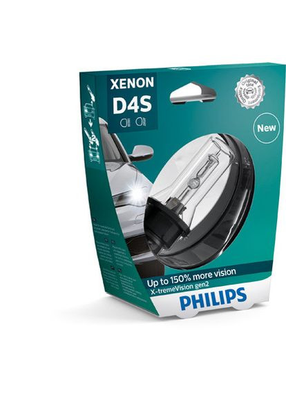 Автолампа ксенонова D4S 42V 35W 4300К P32D-5 / X-TREME VISION GEN2 - НА 150% ЗБІЛЬШЕНИЙ СВІТЛОВИЙ ПОТІК / 1ШТ Cruiser (355340535)