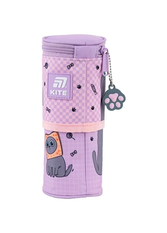 Пенал тубус Lazy Cats K25-684-3 8х8х19 см Kite (393725509)