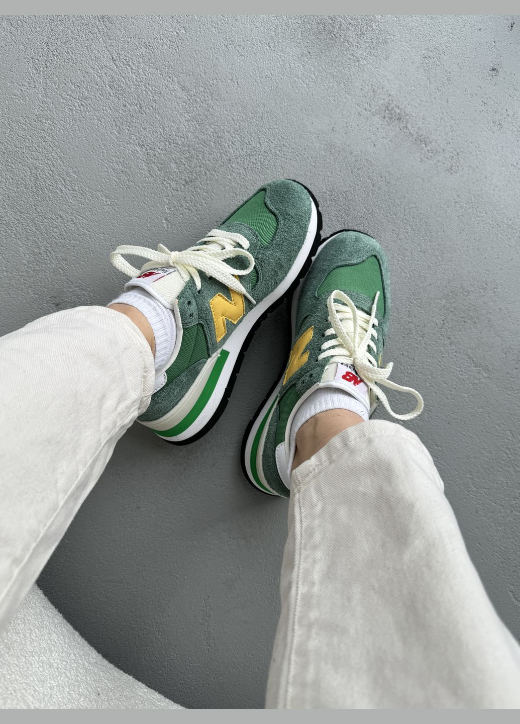 Кросівки жіночі і чоловічі New Balance 574 green | Нью Беланс 574 зелені No Brand зелені демісезони (316506716)