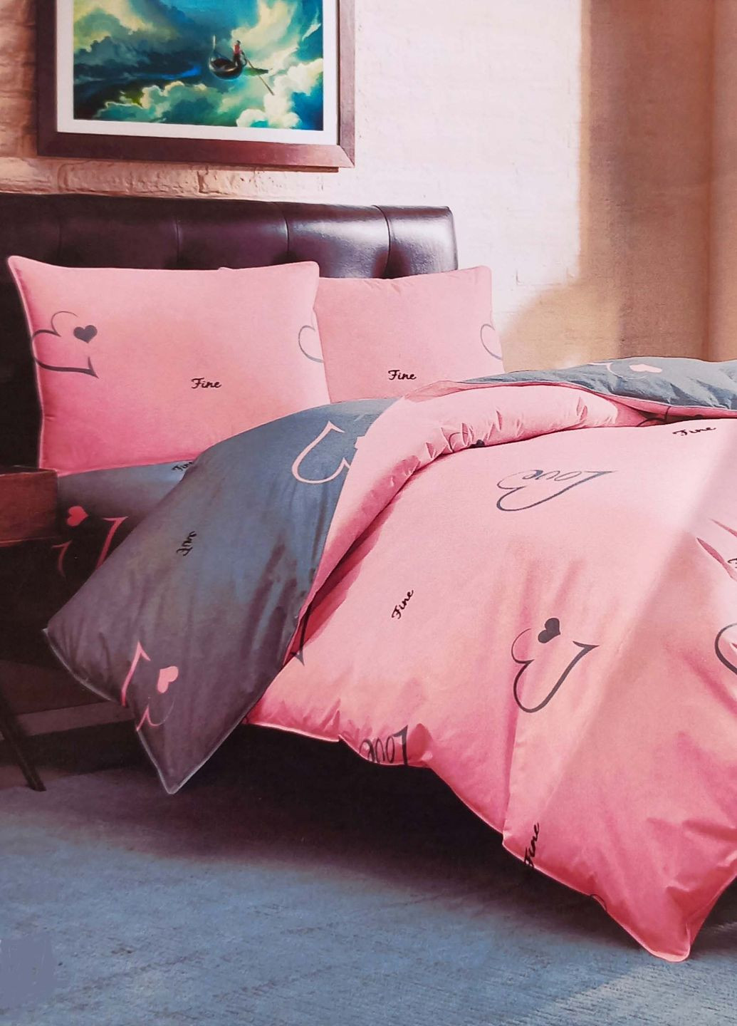 Комплект постельного белья хлопок двуспальный 175х215 ANDIN (350264094)