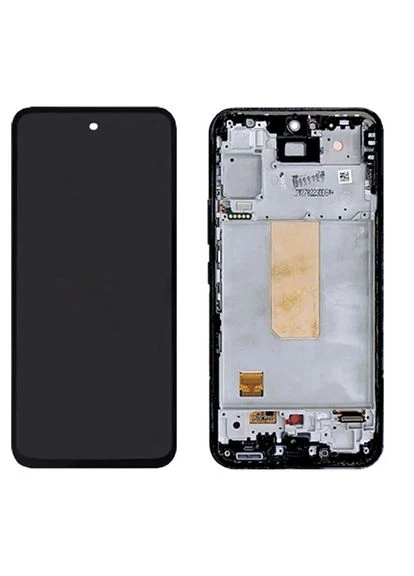 Дисплей A546 Galaxy A54 5G (2023) в сборе с сенсором и рамкой Awesome Black OLED (big size) Samsung (400063476)