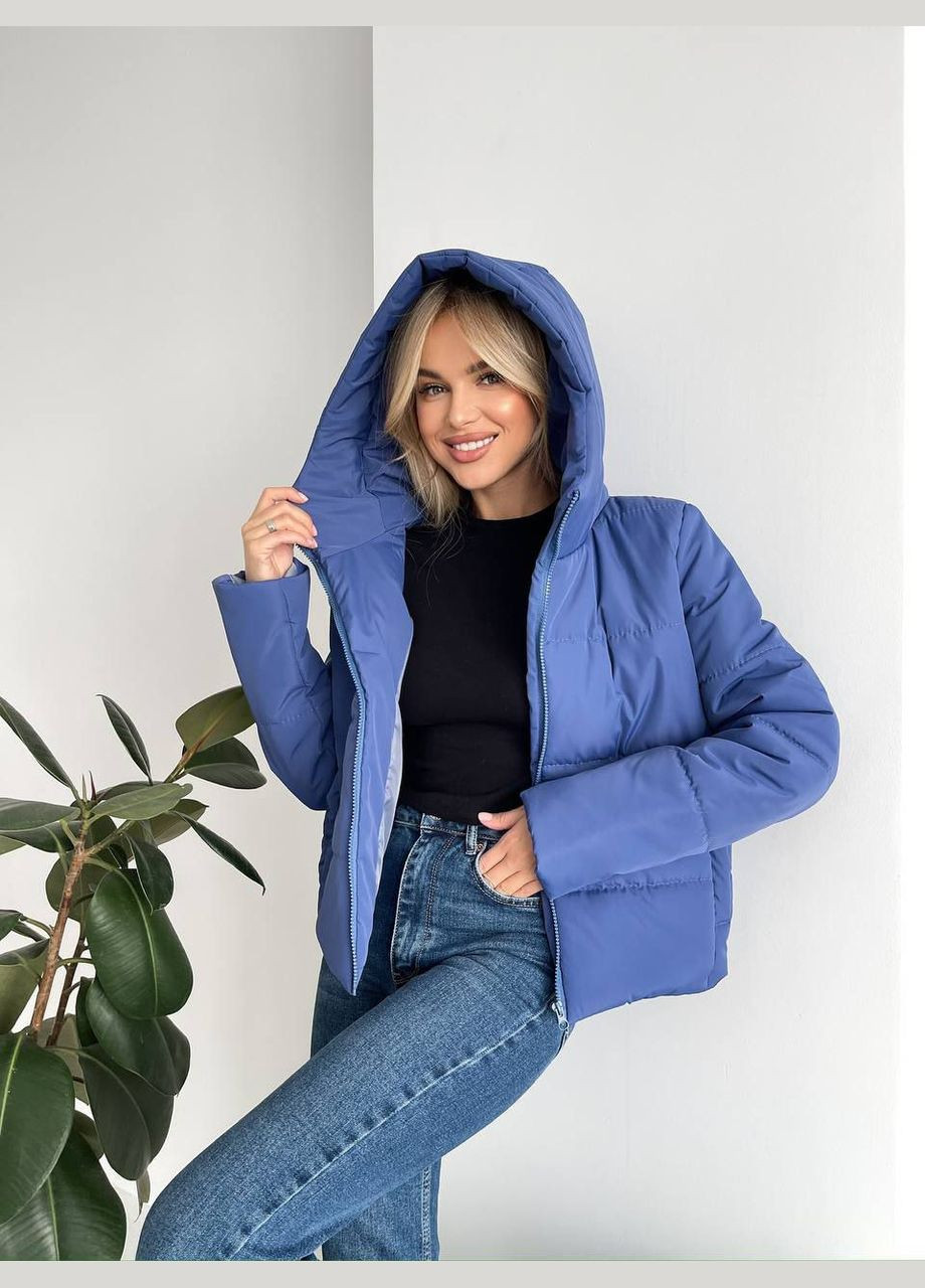 Синя демісезонна куртка демісезонна оверсайз LeVi