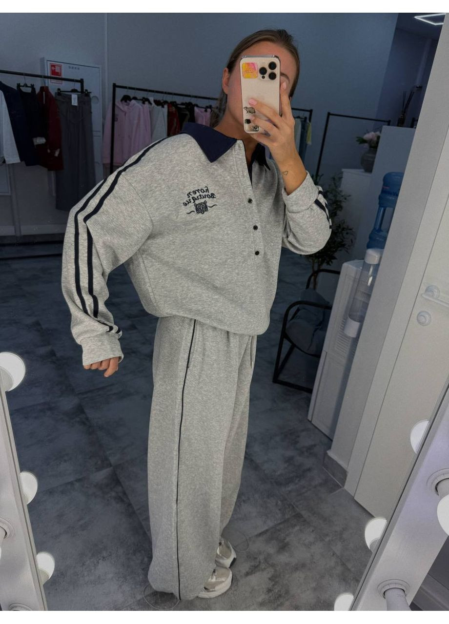 🔥 Стильный теплый костюм на флисе – люкс качество из Турции 🔥Ознакомьтесь с размерной сеткой DK/DL Мода без кордонів (361145068)