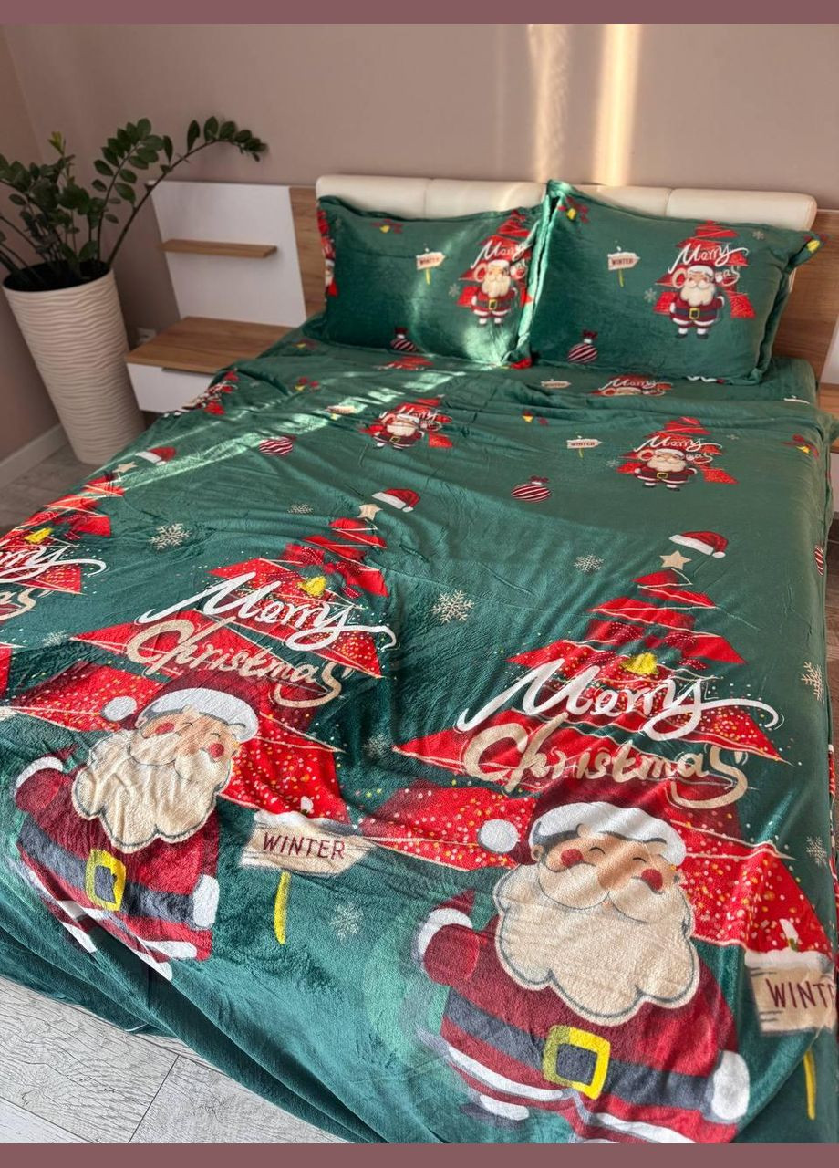 Плюшевое постельное белье Евро 200х230 см (П4Кal-ng-003) No Brand (308755303)