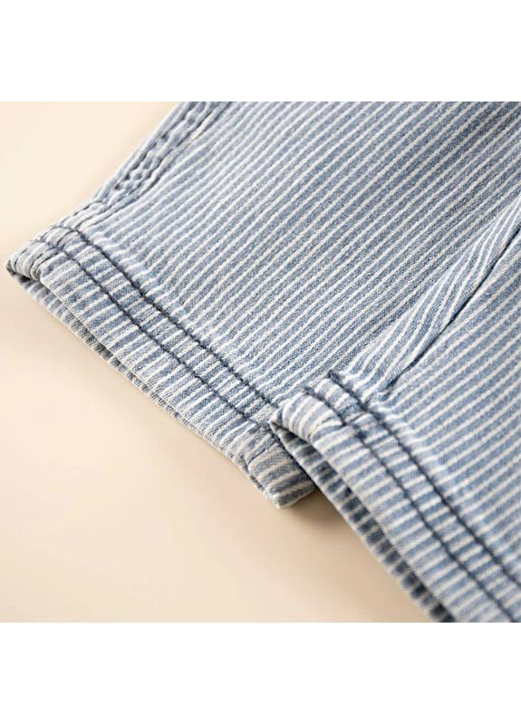 Напівкомбінезон джинсовий з шлейками для хлопчика LYCRA® 454418 блакитний Lupilu (366199716)