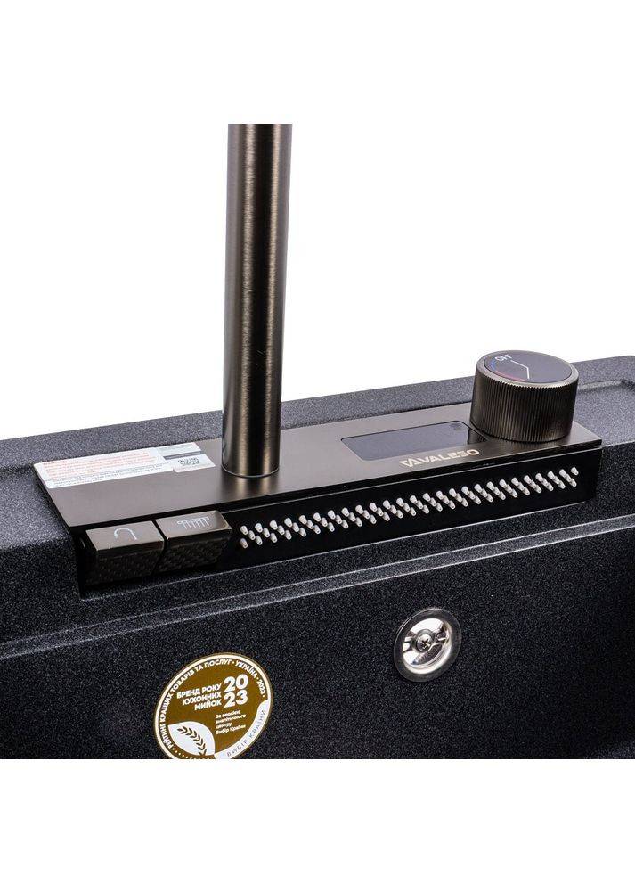 Гранітна мийка VIVA 5149 матова Карбон Valeso (358059658)