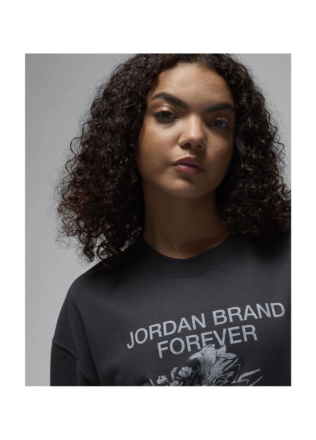 Футболка женская WomenS Oversized Graphic T-Shirt Black Air Jordan - (365961377)