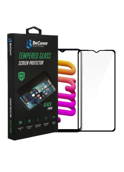 Скло захисне (708148) BeCover Poco M5 4G Black (366662865)