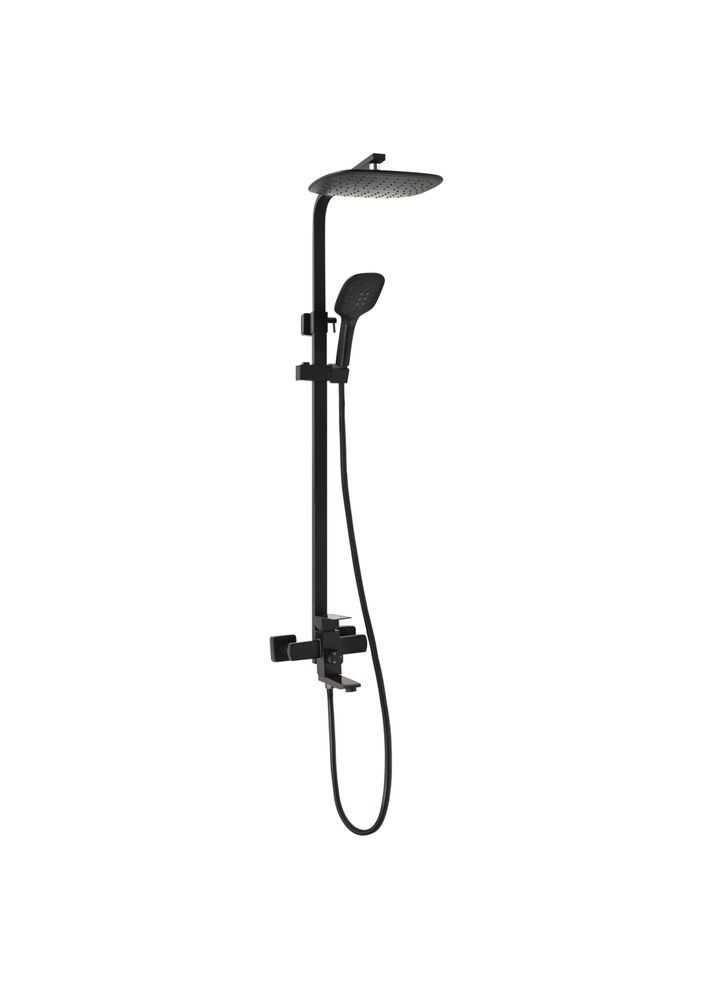 Душевая система черного цвета из нержавеющей стали Kub (370983227)