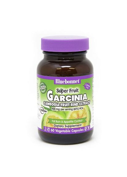 Натуральна добавка Super Fruit Garcinia, 60 вегакапсул Bluebonnet Nutrition (324418795)