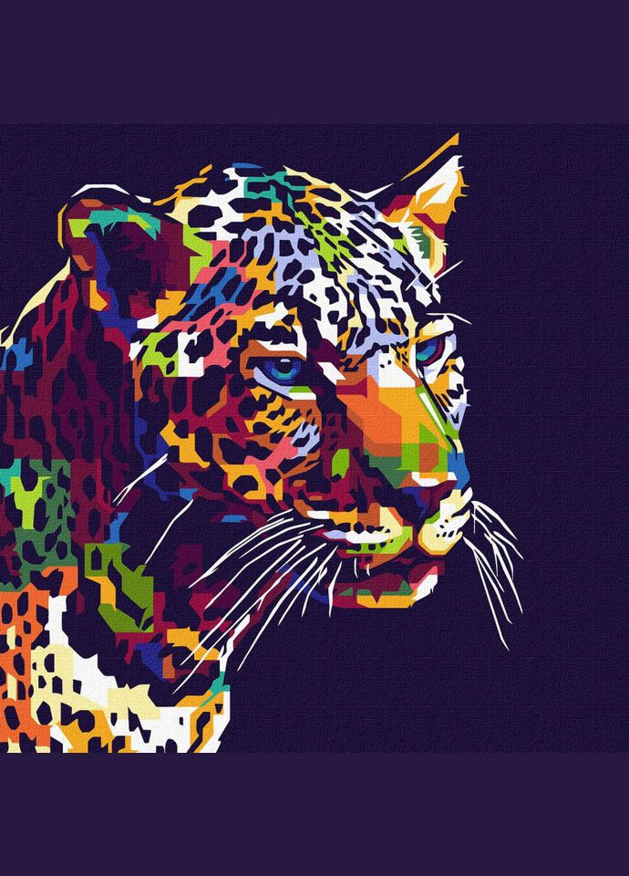 Картина "Ягуар поп-арт" Идейка KHO4293 IDEYKA (367968231)