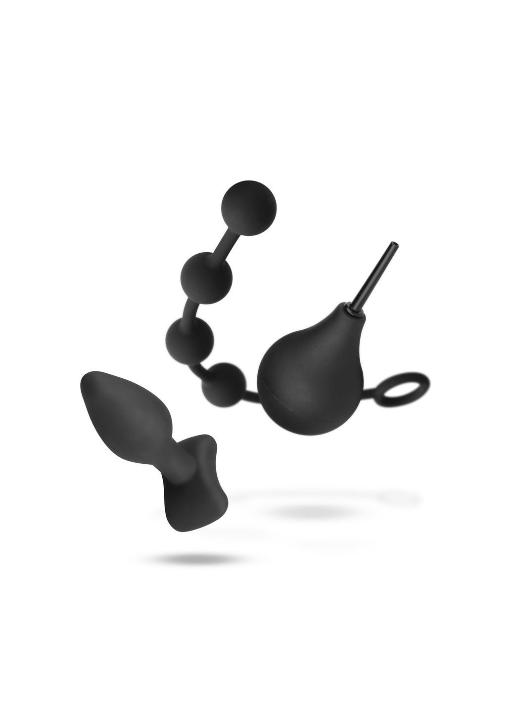 Набір новачка для анальної стимуляції ANAL BEGINNER KIT, спринцівка, анальне намисто і пробка Nexus (369946452)