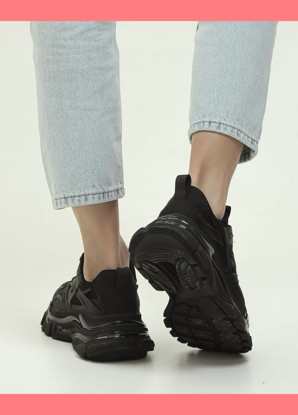 Кроссовки женские текстиль кожа Prima d'Arte чёрные всесезоны (281352836)