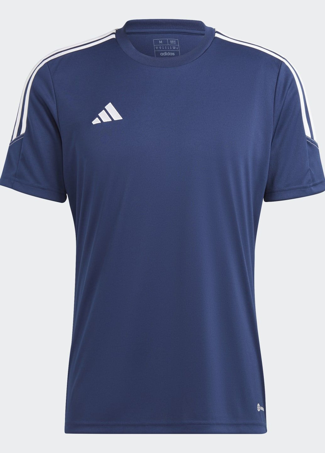 Футболка Tiro 23 Club Training adidas логотип синій спортивні