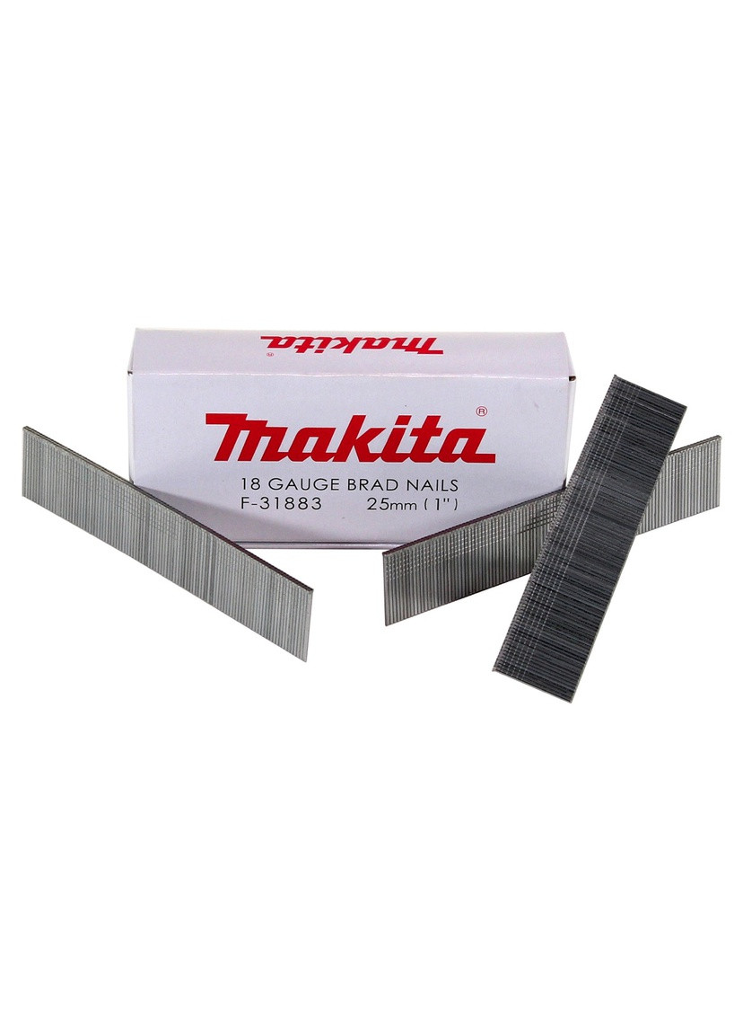 Паркетные гвозди F31883 (1.2х25 мм, 5000 шт) для гвоздезабивних пневмопистолетов (6425) Makita (263433901)