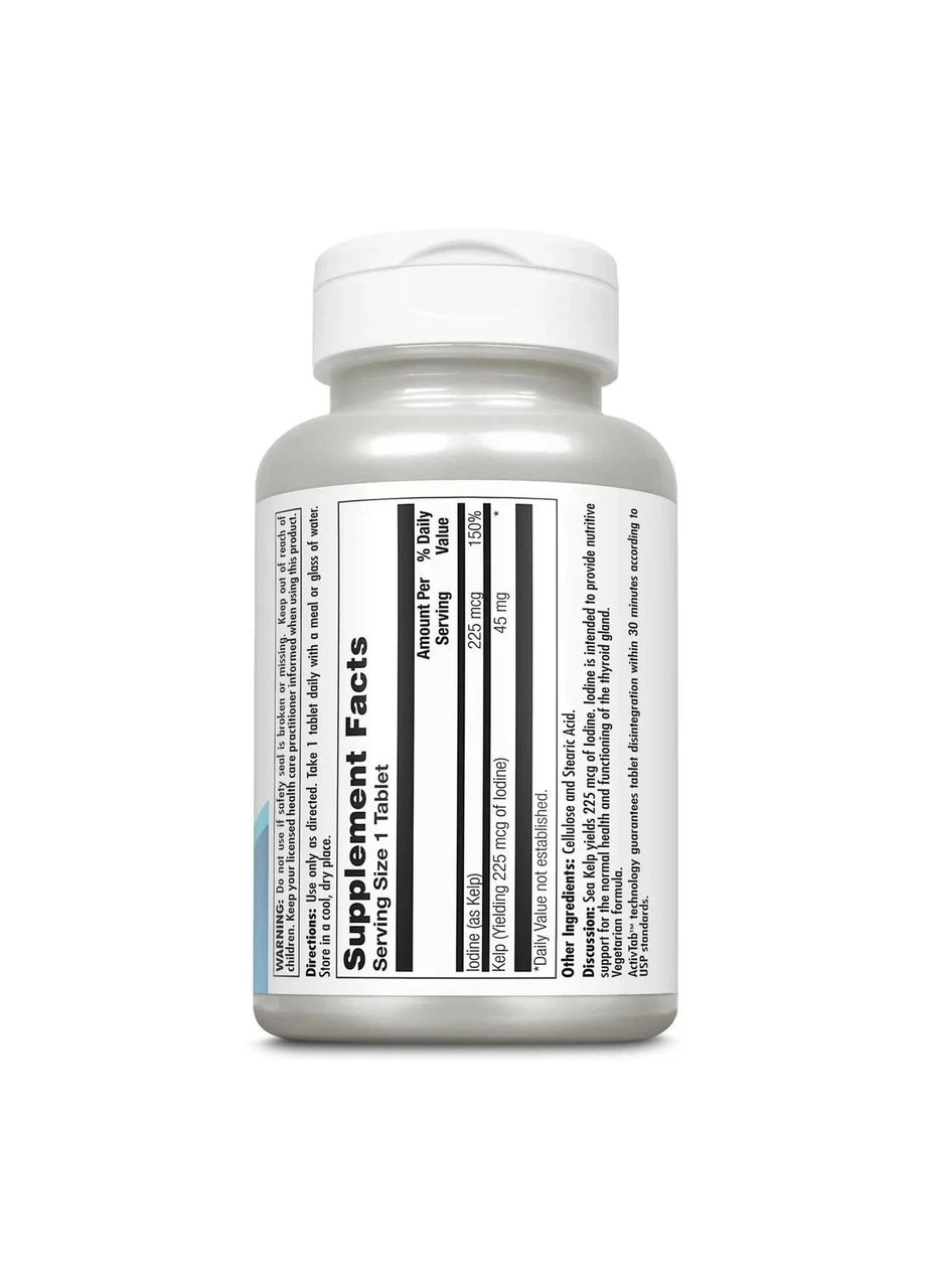 Келп йод Kelp Iodine 225 мкг, 250 таблеток KAL (361118818)