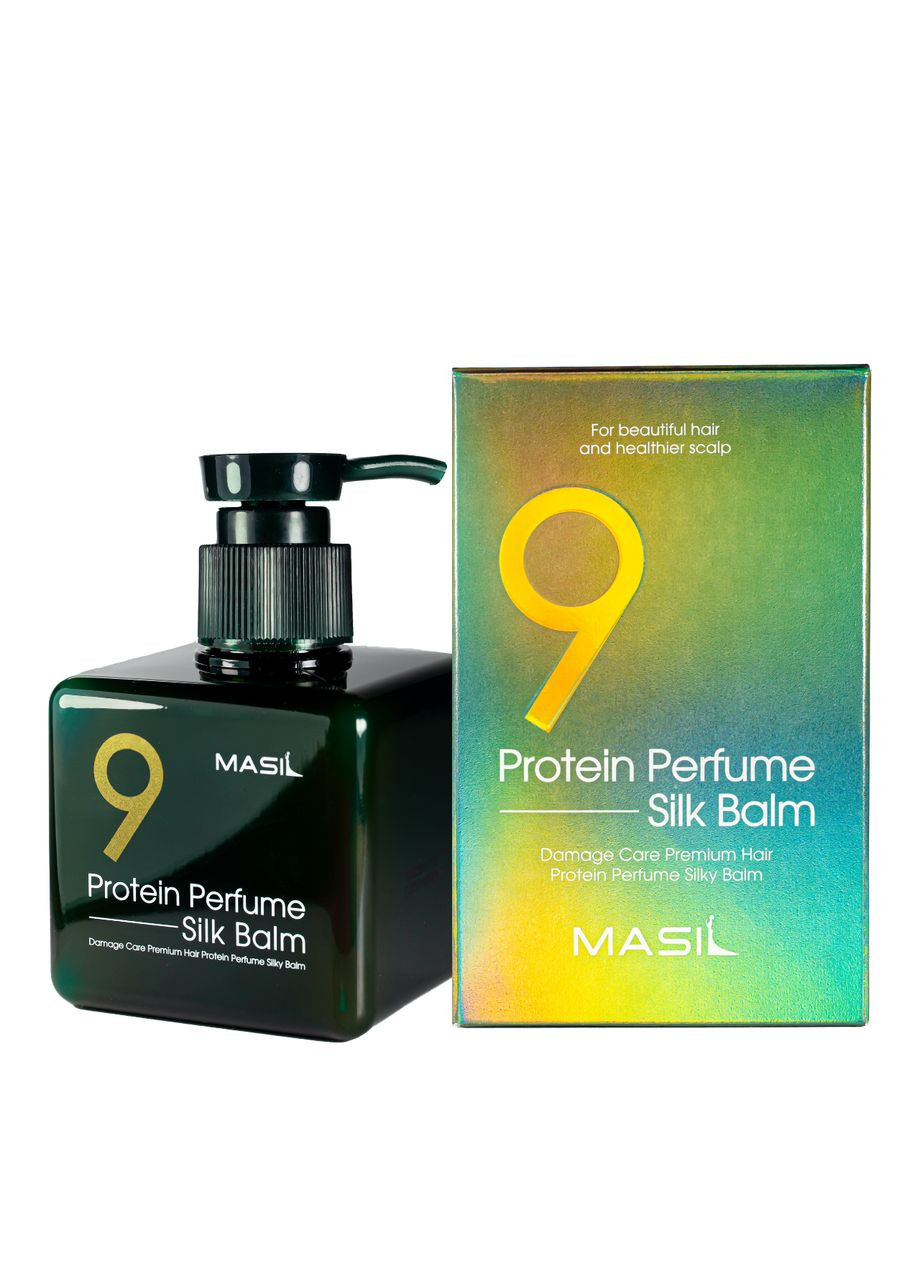 Незмивний бальзам з протеїнами для пошкодженого волосся 9 Protein Perfume Silk Balm MASIL (351856528)