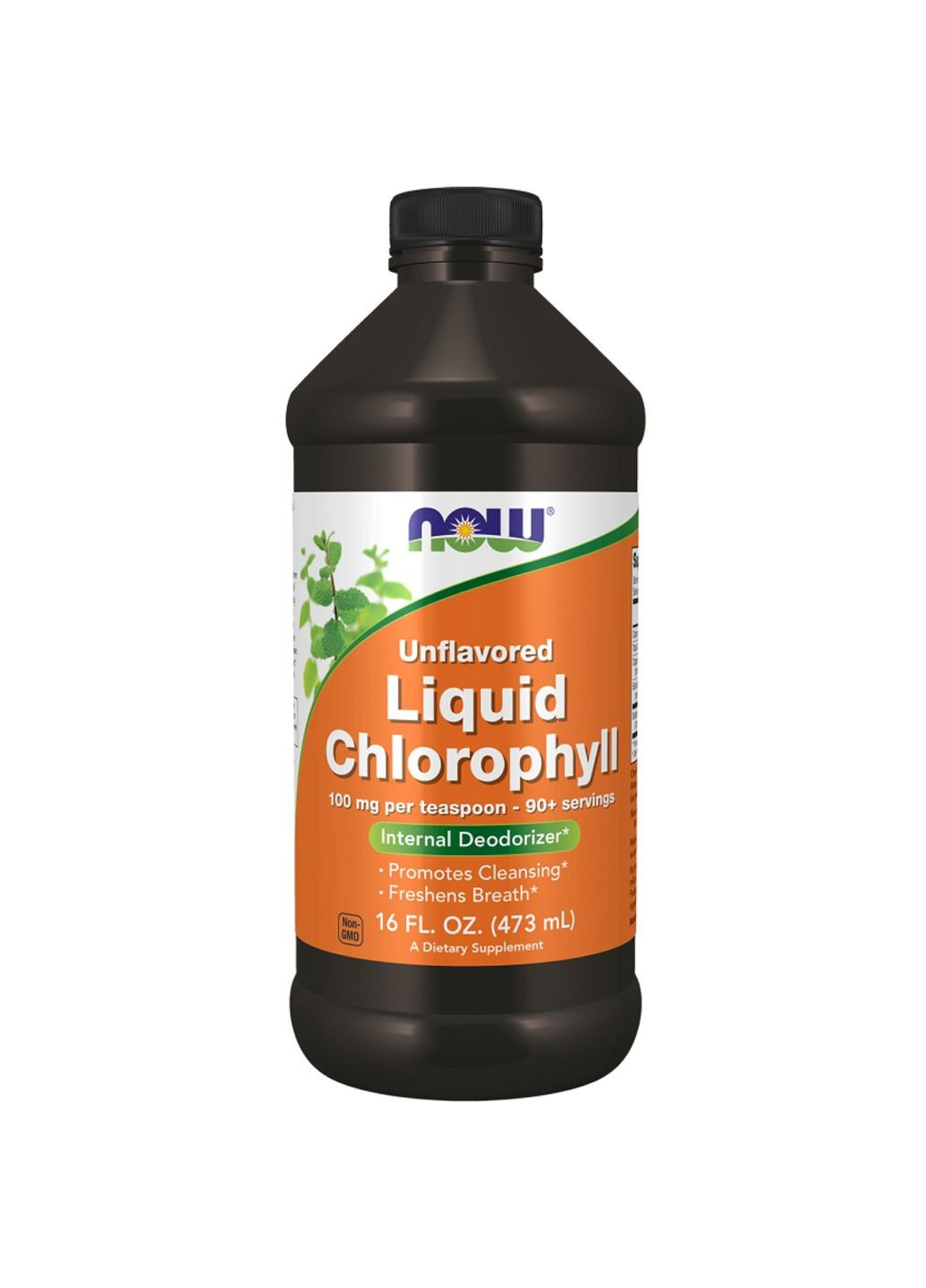 Дієтична добавка Рідкий хлорофіл, без смаку - 473 мл Now Foods (336549746)