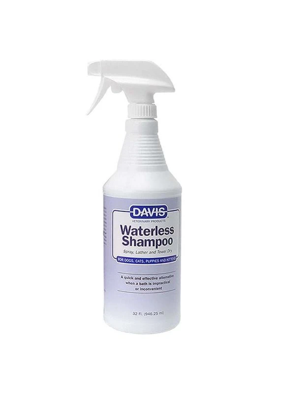 Шампунь сухий для всіх типів шерсті собак і котів Waterless Shampoo - 946 мл Davis (396631759)