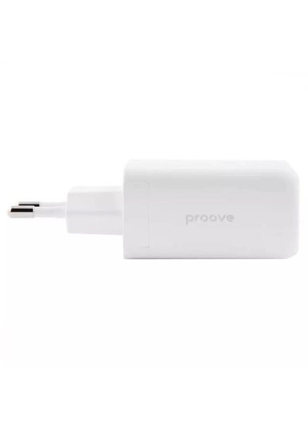 Зарядний пристрій Shot GaN 67 W (2TypeC + USB) біле Proove (293945169)