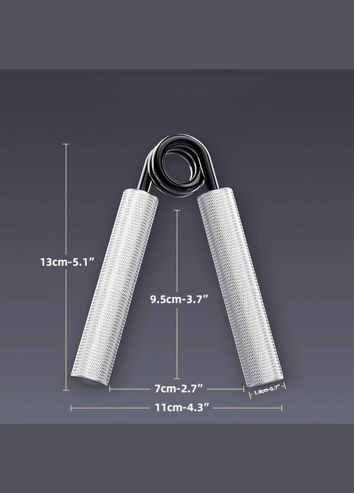 Металлический кистевой профессиональный эспандер-ножницы нагрузка 100lb - 46kg No Brand (314933753)