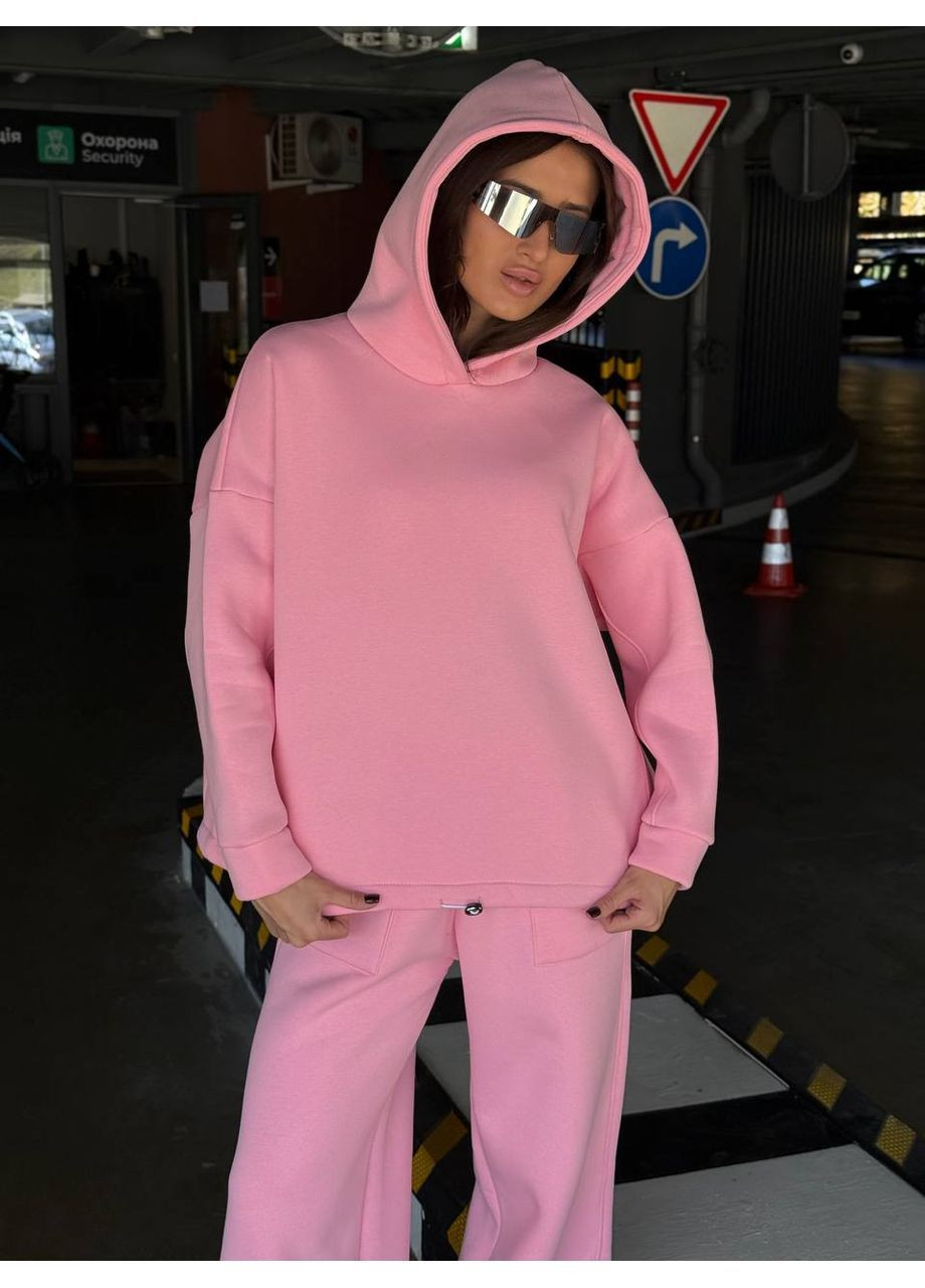 Стильний теплий костюм з тринитки на флісі No Brand (362588411)