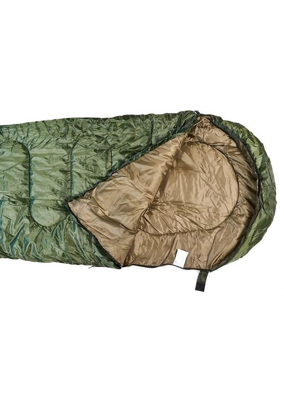 Спальный мешок Hunter правый Olive 220/60-55 см (UTTS-004-R) Totem (335405769)
