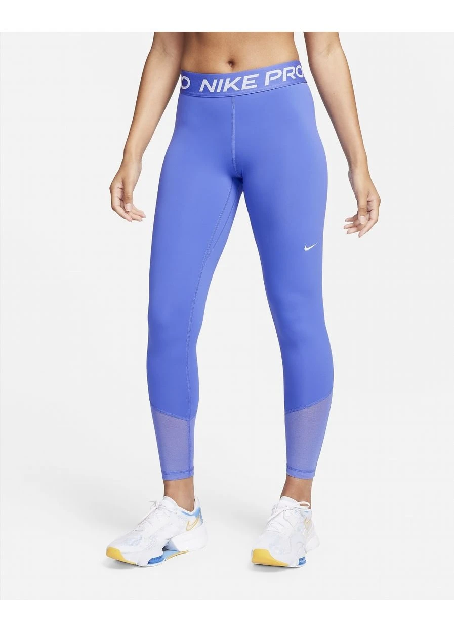Голубые демисезонные леггинсы pro mid-rise full-length leggings light blue fb5687-413 Nike