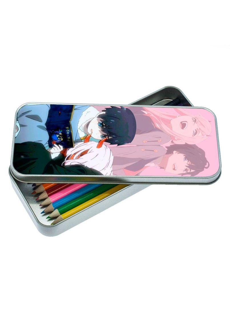 Органайзер для канцелярских принадлежностей металлический, кейс для мелочей Любой во Франксе #002 7*18 см Silver No Brand (309157100)