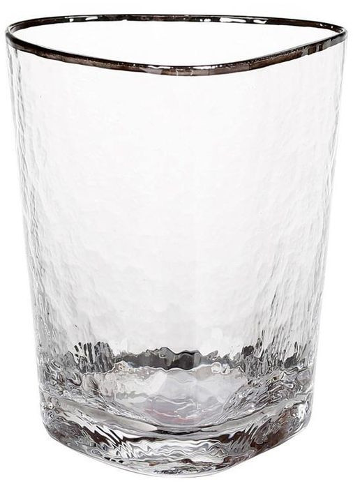 Набір 4 склянки Monaco Ice 350мл, скло з срібним кантом Bona (329896960)