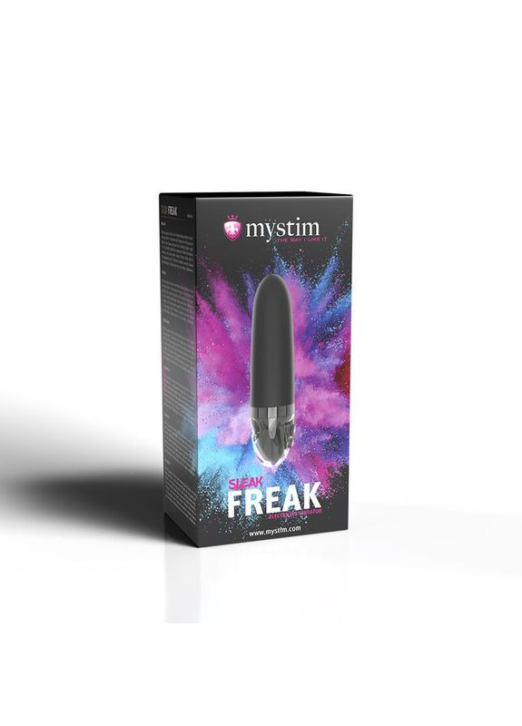 Вибратор с электростимуляцией Sleak Freak Black Edition Mystim (335387391)