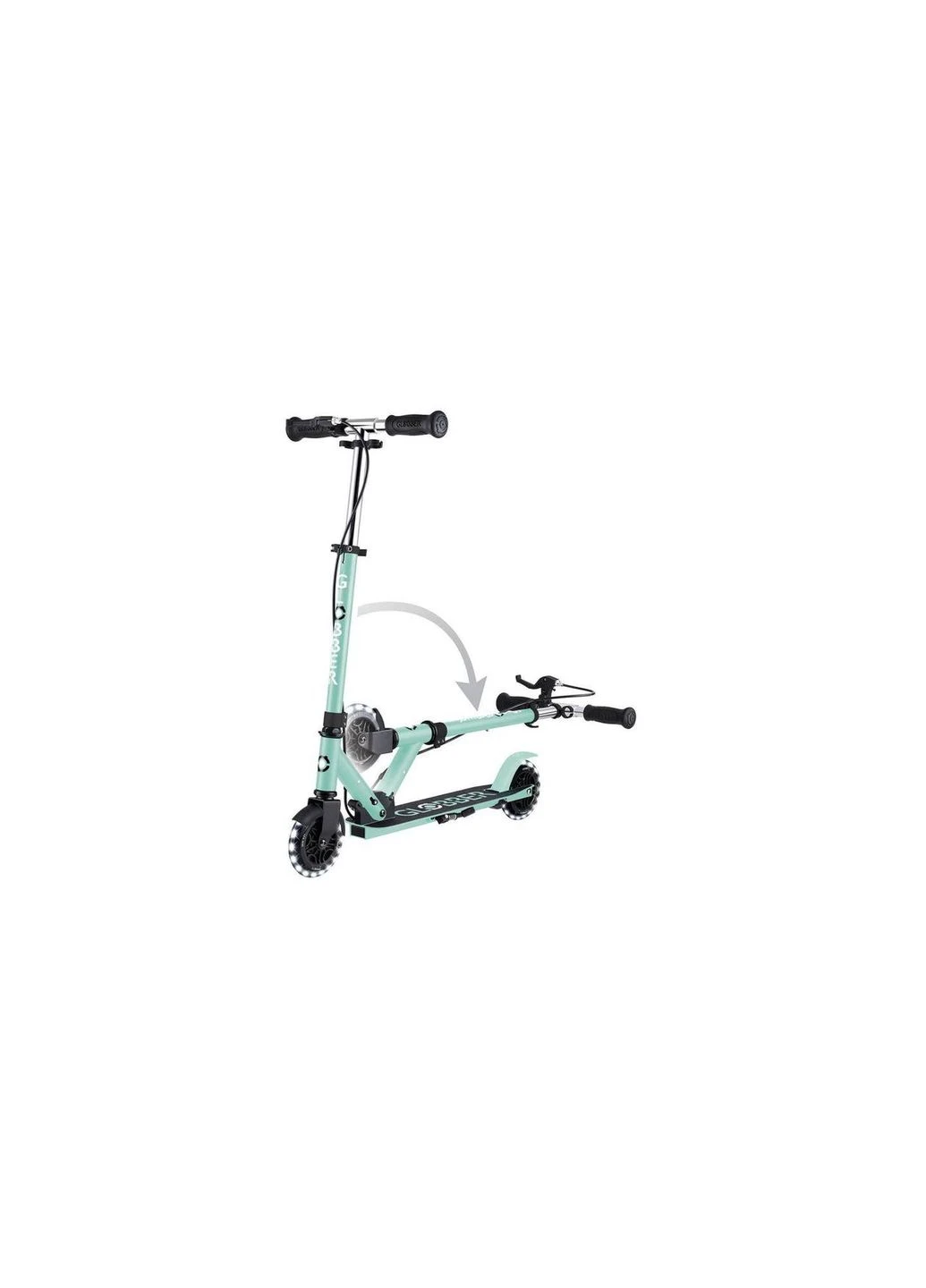 Самокат серии FLOW ELEMENT JUNIOR LIGHTS, мятный, колеса с подсветкой, 3+ Globber (372974075)