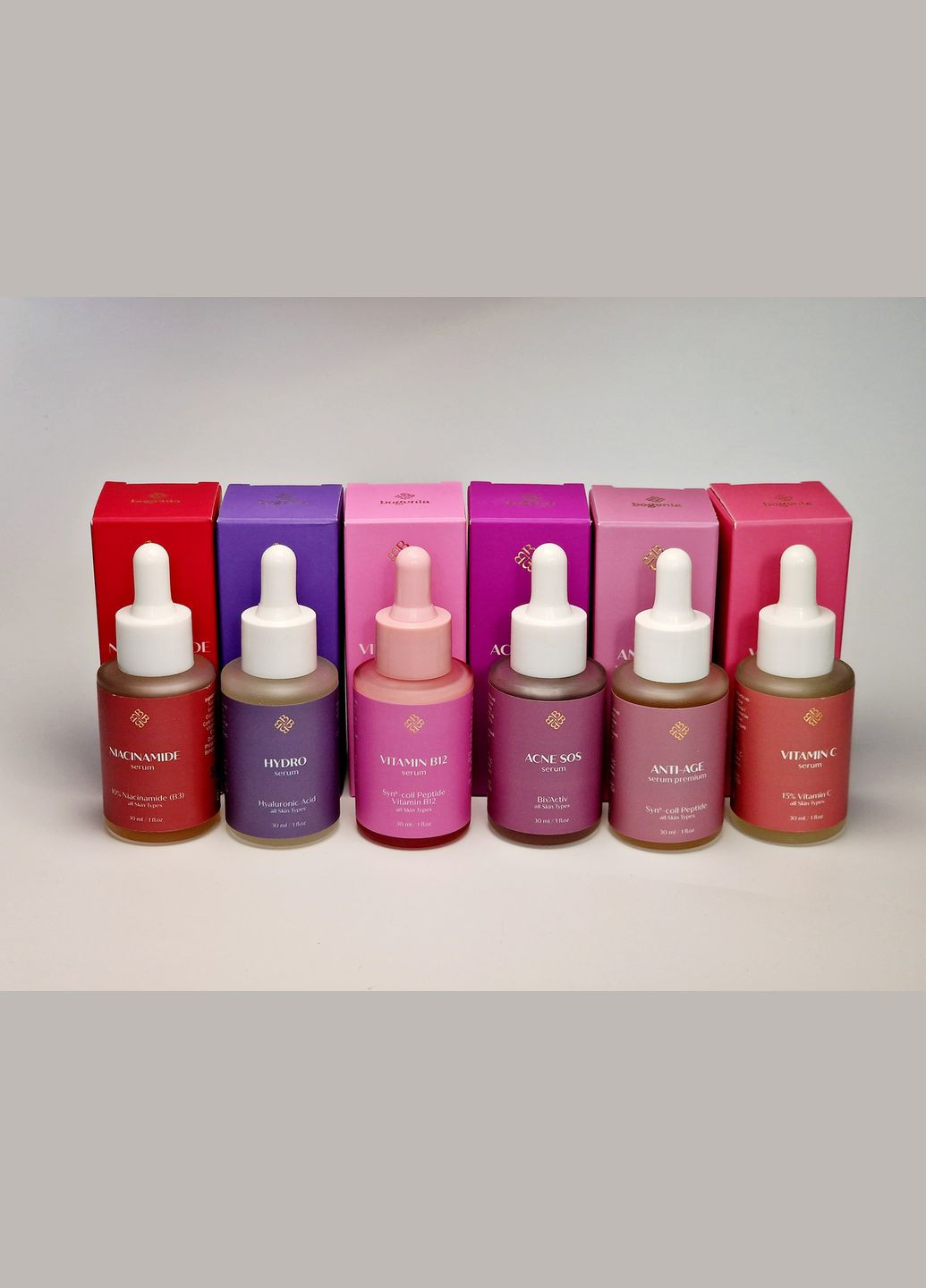 Сироватка для обличчя з гіалуроновою кислотою Hydro 30мл Bogenia (313262555)