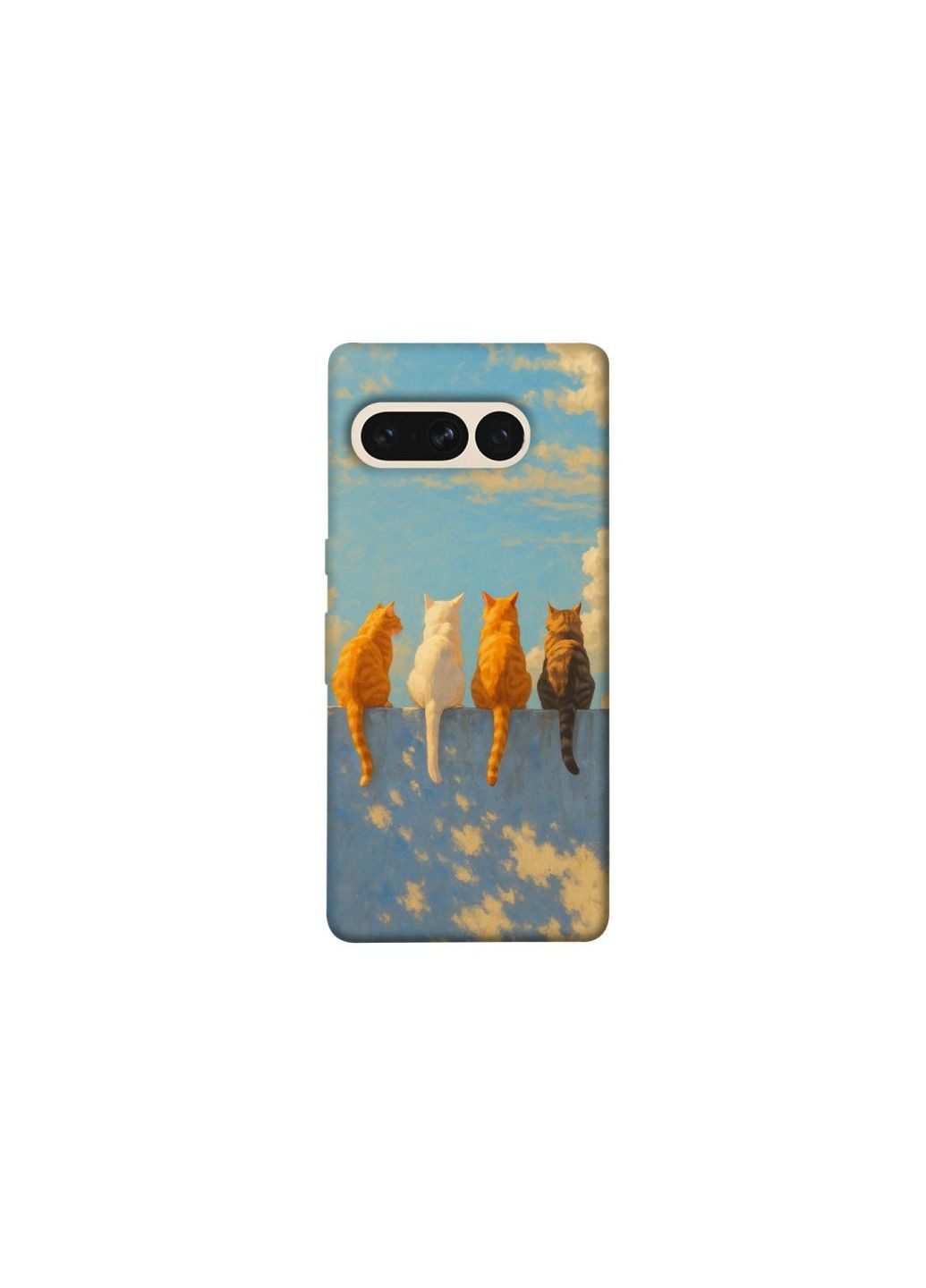 Чохол на Google Pixel 7 Pro cats on wall Frontalka (352210506)