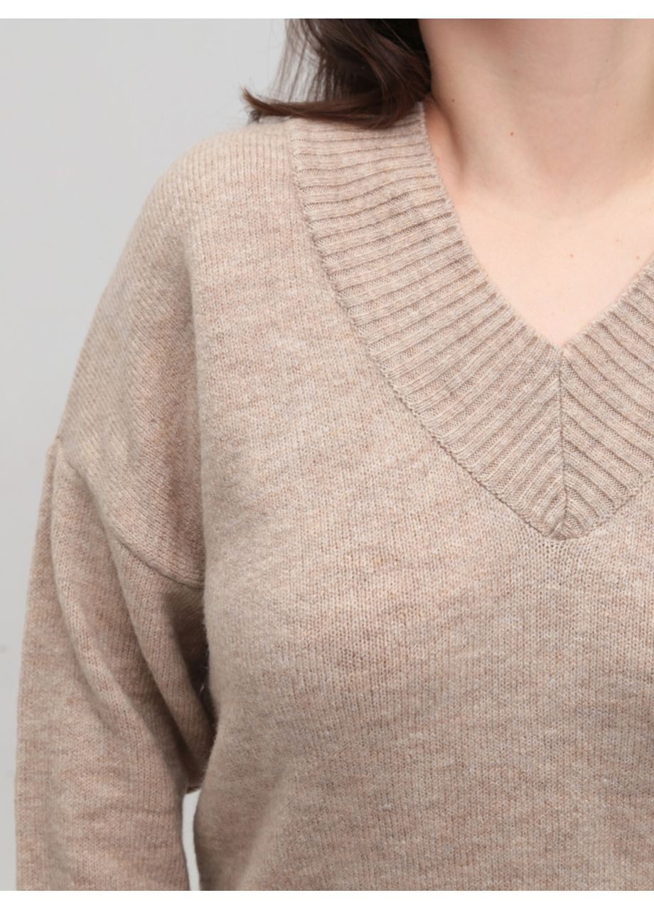 Женский костюм вязаный бежевый теплый свитер с брюками Karon Вільна (361855969)