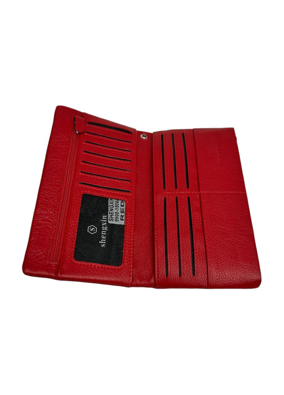 Жіночий гаманець-клатч з натуральної шкіри Shengxin 9908-1806 пудровий 20 х 11 х 2.5 No Brand (371682192)