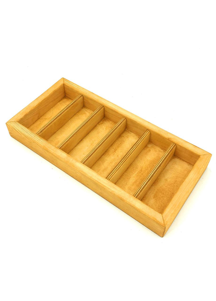 Органайзер для окулярів з дерева Бакуріані каррі (ОЧК-000903) No Brand (328078612)